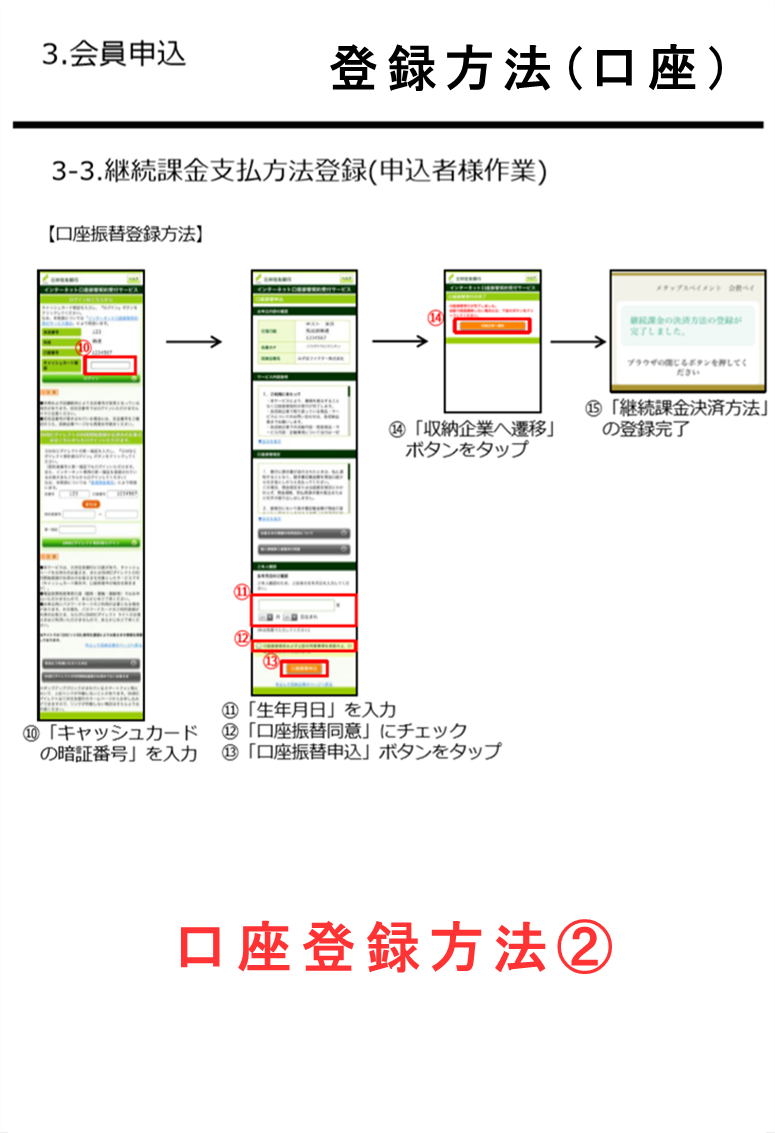 会員登録手順⑥