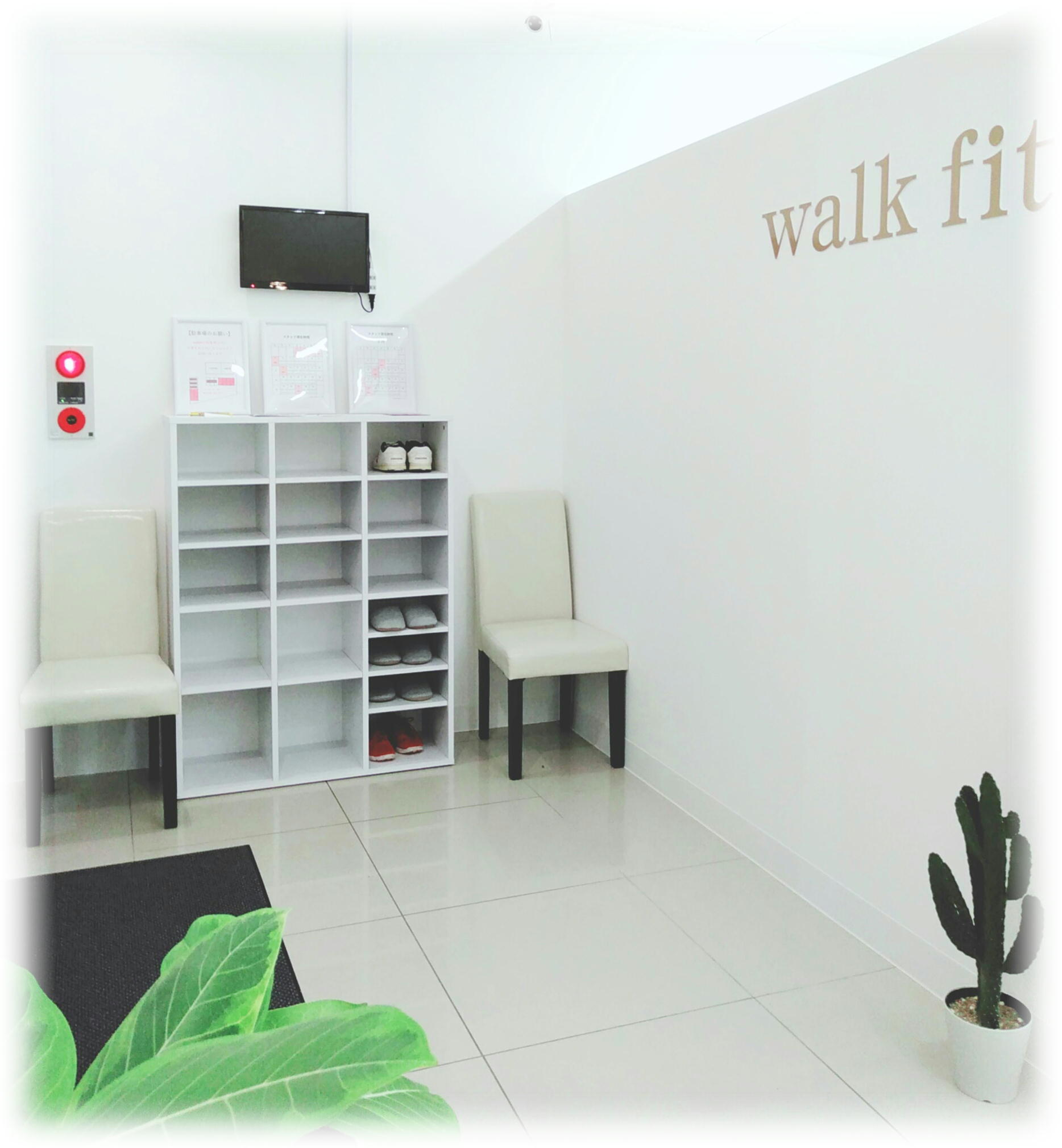 女性専用フィットネスジム『walk fit』のシューズロッカーご紹介